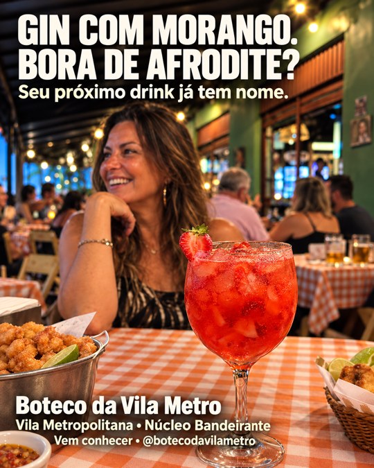GIN COM MORANGO. BORA DE AFRODITE?