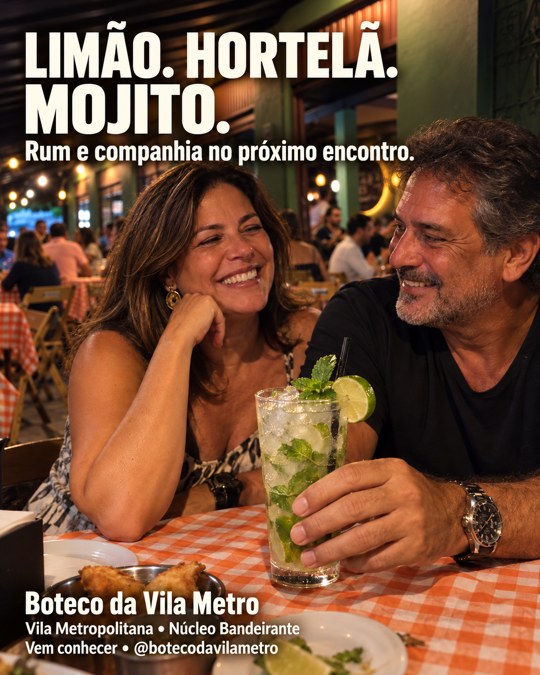 LIMÃO. HORTELÃ. MOJITO.